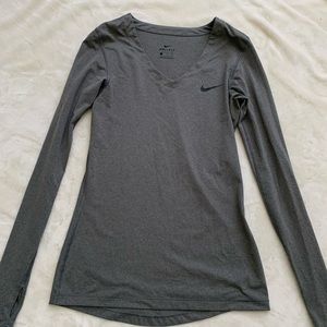 Grey Nike Long Sleeve